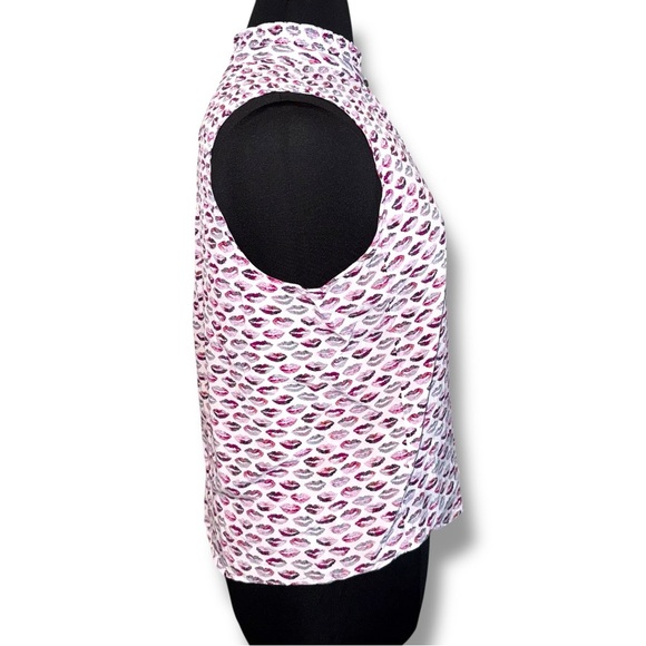 NIC+ZOE Sealed with a Kiss Sleeveless Blouse - XXL Purple - Picture 4 of 12